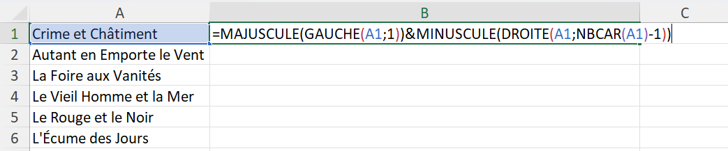 Comment Mettre En Majuscule Sur Excel La Pro Du Bureau